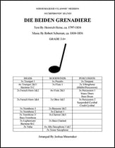 Die beiden Grenadiere Concert Band sheet music cover